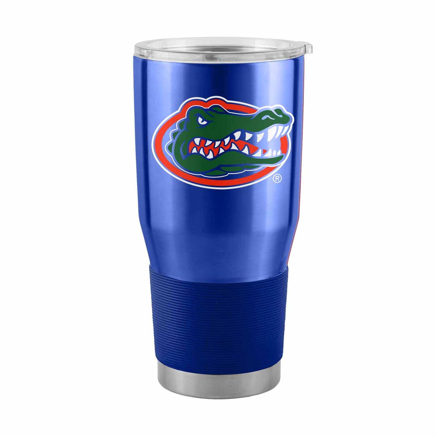 Florida Gators NCAA University 30oz Stainless Steel Vacuum Insulated Game Day Tumbler with Silicone Grip - Royal