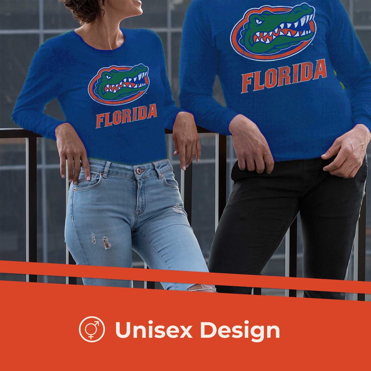 Florida Gators NCAA MVP Adult Long-Sleeve Shirt - Royal