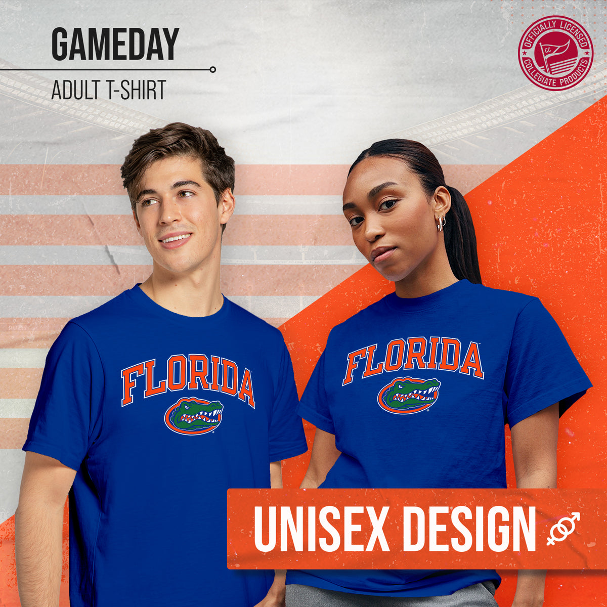 Florida Gators NCAA Adult Gameday Cotton T-Shirt - Royal