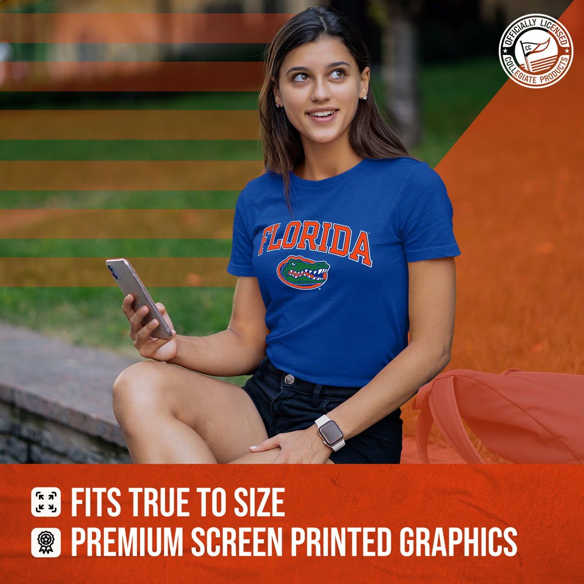 Florida Gators NCAA Adult Gameday Cotton T-Shirt - Royal