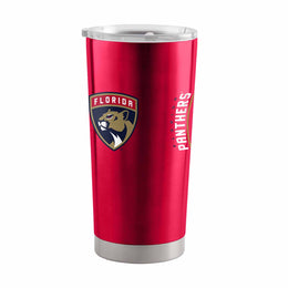 Florida Panthers NHL Hockey 20oz Stainless Steel Vacuum Insulated Game Day Tumbler with Silicone Grip - Red