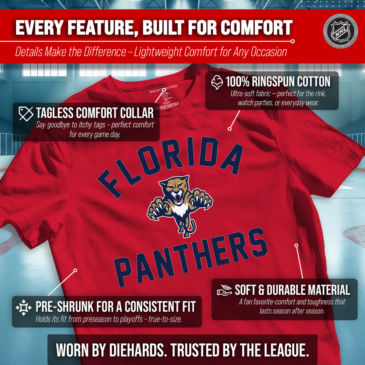 Florida Panthers NHL Gameday T-Shirt - Red