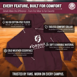 FORD Arch & Logo Gameday Hoodie - Maroon
