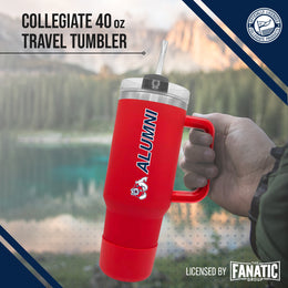 Fresno State Bulldogs Collegiate 40oz Stainless Steel Travel Tumbler with Handle for Alumni - Red