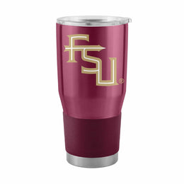 Florida State Seminoles NCAA University 30oz Stainless Steel Vacuum Insulated Game Day Tumbler with Silicone Grip - Maroon
