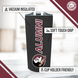 Florida State Seminoles Collegiate Stainless Steel Travel Tumbler for Alumni - Black