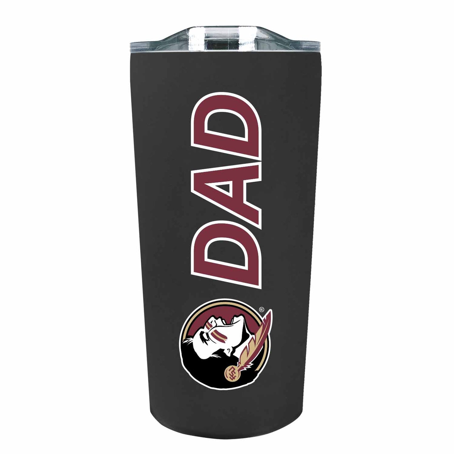 Florida State Seminoles Dad Tumbler 18oz Stainless Steel Men's Travel Mug - Black