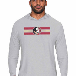 Florida State Seminoles  Scholarship Cloud Jersey Hoodie - Gray Heather