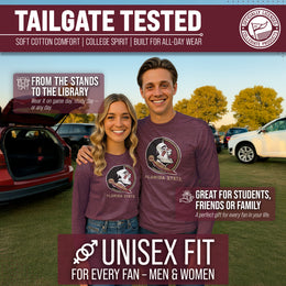 Florida State Seminoles NCAA MVP Adult Long-Sleeve Shirt - Maroon