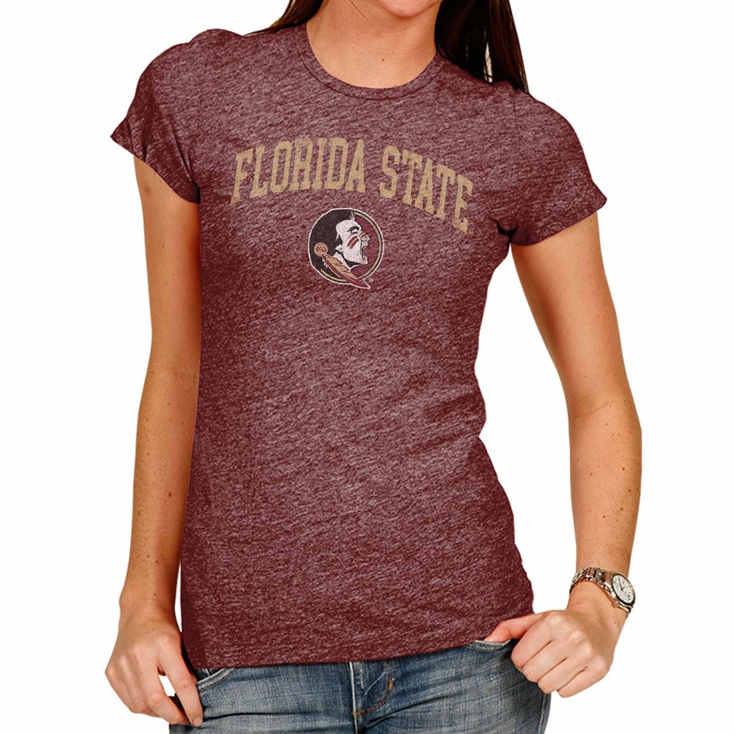 Florida State Seminoles University Women's T-Shirt  - Maroon