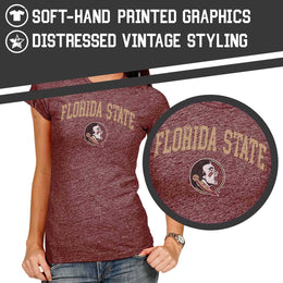 Florida State Seminoles University Women's T-Shirt  - Maroon