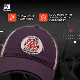 Auburn Tigers The Game NCAA  Patch Meshback Snapback Hat - Navy