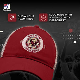 Boston College Eagles The Game NCAA  Patch Meshback Snapback Hat - Maroon