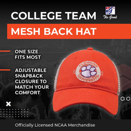 Clemson Tigers The Game NCAA  Patch Meshback Snapback Hat - Orange