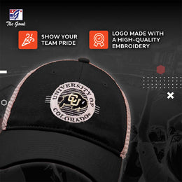 Colorado Buffaloes The Game NCAA  Patch Meshback Snapback Hat - Black