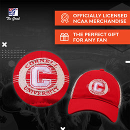 Cornell Big Red The Game NCAA  Patch Meshback Snapback Hat - Red