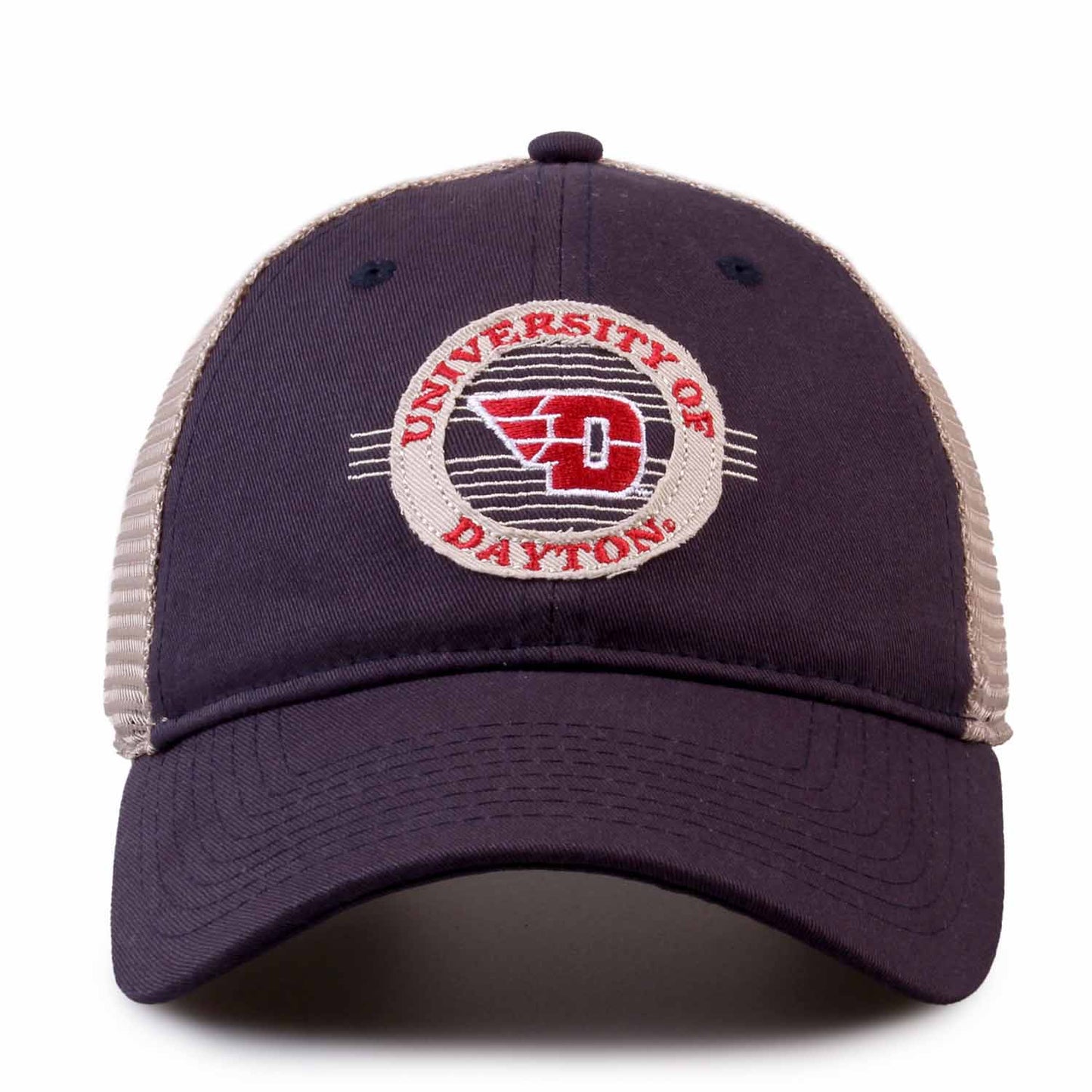 Dayton Flyers The Game NCAA  Patch Meshback Snapback Hat - Navy