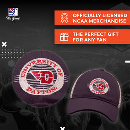 Dayton Flyers The Game NCAA  Patch Meshback Snapback Hat - Navy