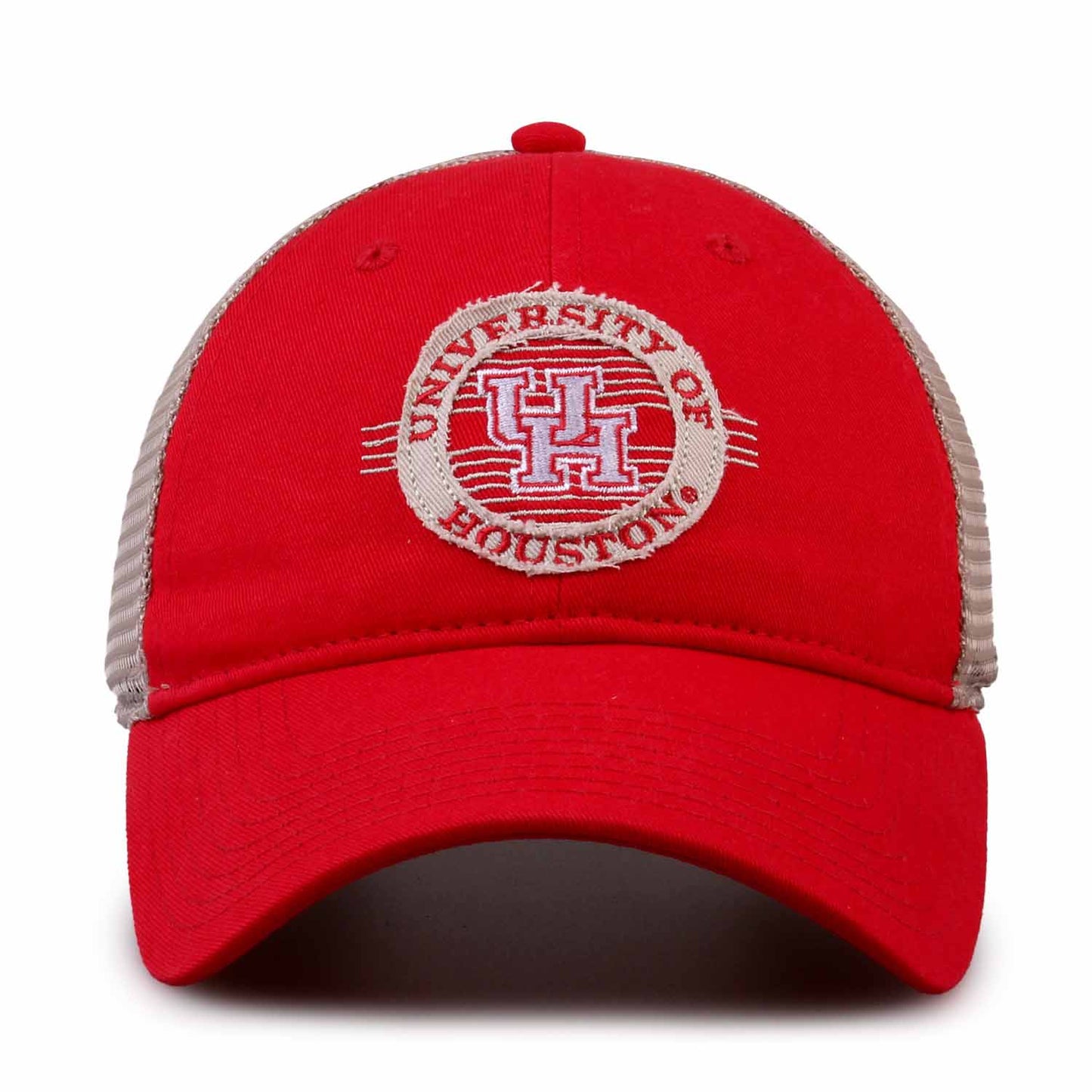 Houston Cougars The Game NCAA  Patch Meshback Snapback Hat - Red