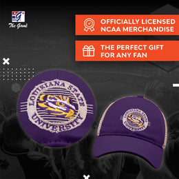 LSU Tigers The Game NCAA  Patch Meshback Snapback Hat - Purple