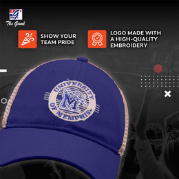 Memphis  Tigers The Game NCAA Memphis Tigers Patch Meshback Snapback Hat - Royal