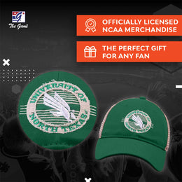 North Texas Mean Green The Game NCAA  Patch Meshback Snapback Hat - Kelly Green