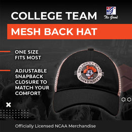 Oklahoma State Cowboys The Game NCAA  Patch Meshback Snapback Hat - Black