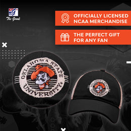 Oklahoma State Cowboys The Game NCAA  Patch Meshback Snapback Hat - Black