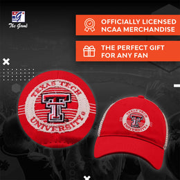 Texas Tech Red Raiders The Game NCAA  Patch Meshback Snapback Hat - Red