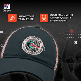 UAB Blazers The Game NCAA  Patch Meshback Snapback Hat - Green