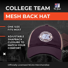 North Carolina Tar Heels The Game NCAA  Patch Meshback Snapback Hat - Navy