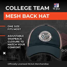 USF Bulls The Game NCAA South Florida Bulls Patch Meshback Snapback Hat - Green