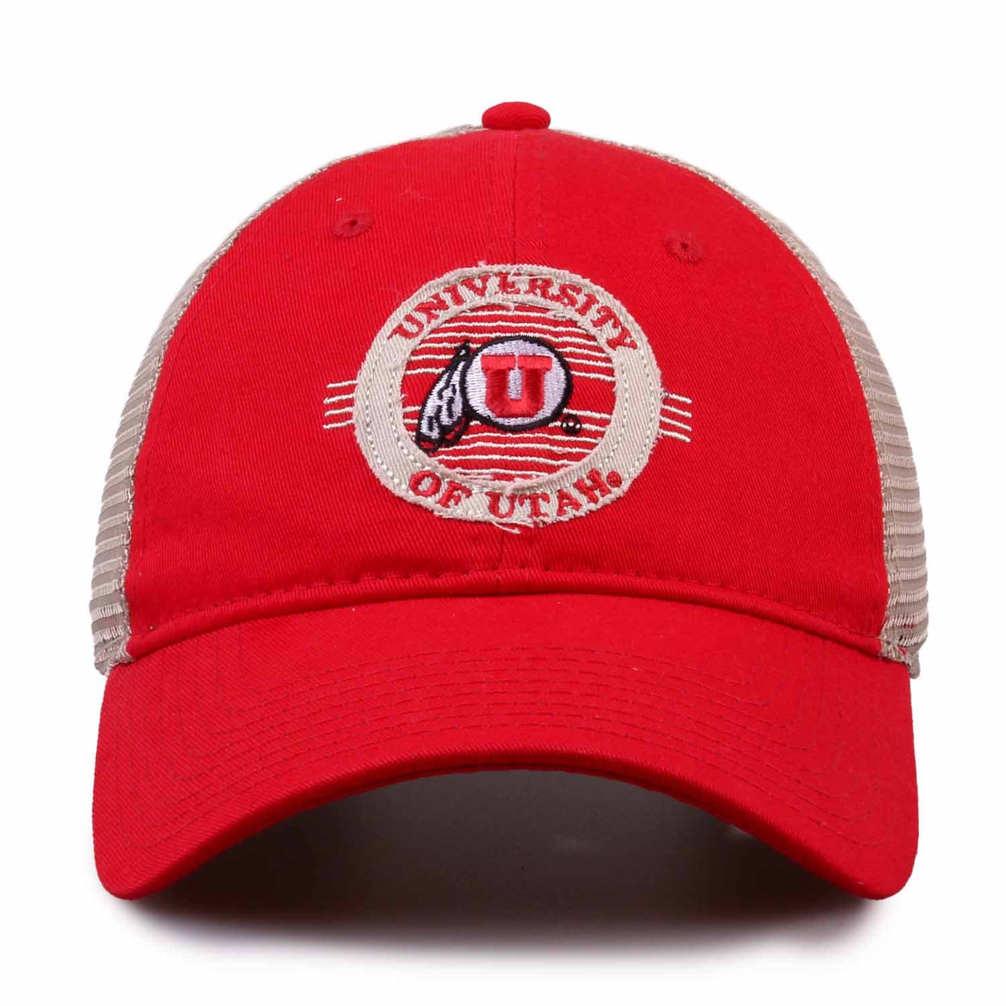 Utah Utes The Game NCAA  Patch Meshback Snapback Hat - Red