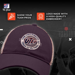 UTEP Miners The Game NCAA  Patch Meshback Snapback Hat - Navy