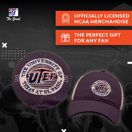 UTEP Miners The Game NCAA  Patch Meshback Snapback Hat - Navy