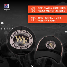 Wake Forest Demon Deacons The Game NCAA  Patch Meshback Snapback Hat - Black