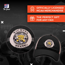 Wichita State Shockers The Game NCAA  Patch Meshback Snapback Hat - Black