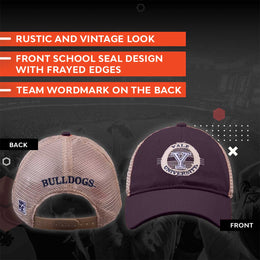 Yale Bulldogs The Game NCAA  Patch Meshback Snapback Hat - Navy