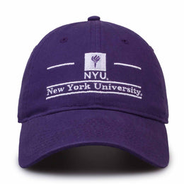NYU Violets NCAA Adult Bar Hat - Purple