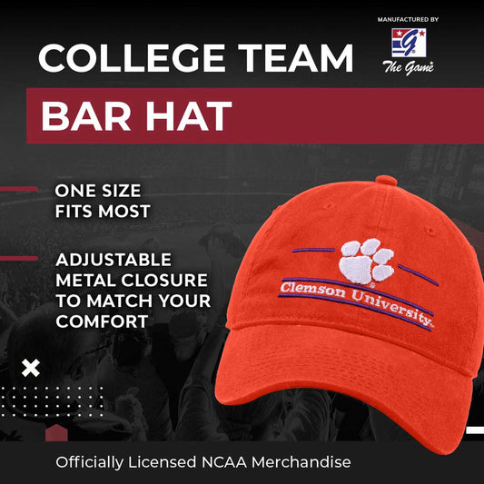 Clemson Tigers Clemson Garment Washed Bar Hat - Orange