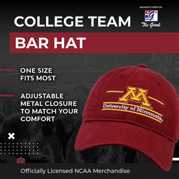Minnesota Golden Gophers NCAA Adult Bar Hat - Maroon