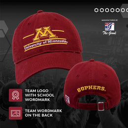 Minnesota Golden Gophers NCAA Adult Bar Hat - Maroon