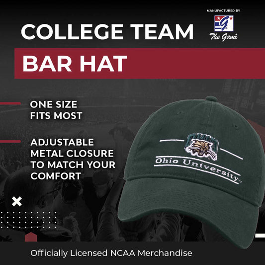 Ohio Bobcats Ohio Garment Washed Bar Hat - Green