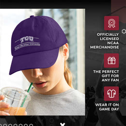 TCU Horned Frogs NCAA Adult Bar Hat - Purple