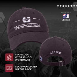 Utah State Aggies NCAA Adult Bar Hat - Navy