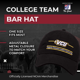 VCU Rams VCU Garment Washed Bar Hat - Black
