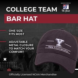 Yale Bulldogs NCAA Adult Bar Hat - Navy