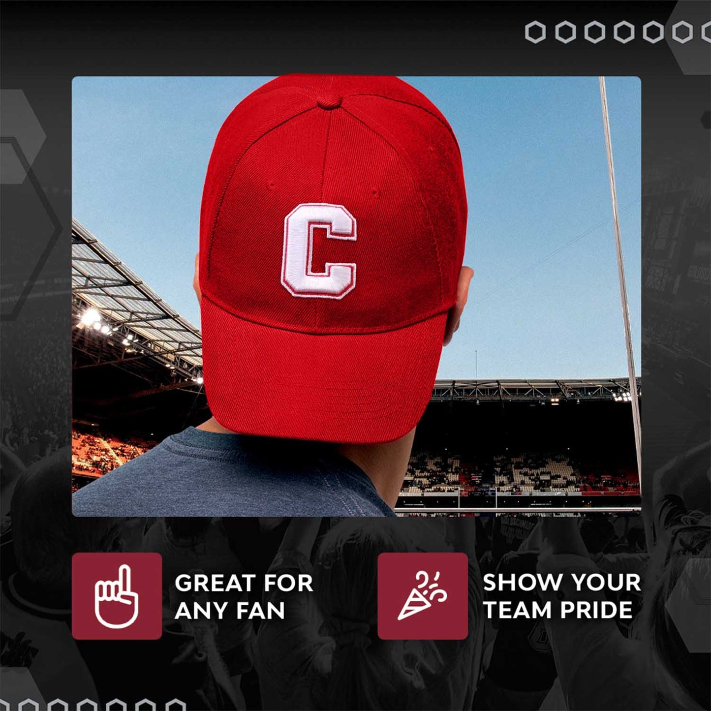 Cornell Big Red NCAA Adult Relaxed Fit Logo Hat - Red