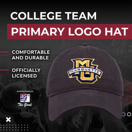 Marquette Golden Eagles NCAA Adult Relaxed Fit Logo Hat - Navy