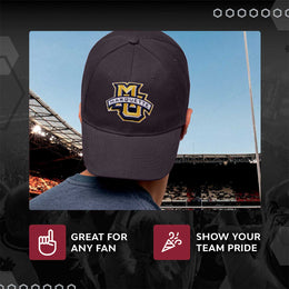 Marquette Golden Eagles NCAA Adult Relaxed Fit Logo Hat - Navy